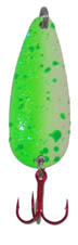 73807 3/8 oz Green Splatter - GLOW Spoon